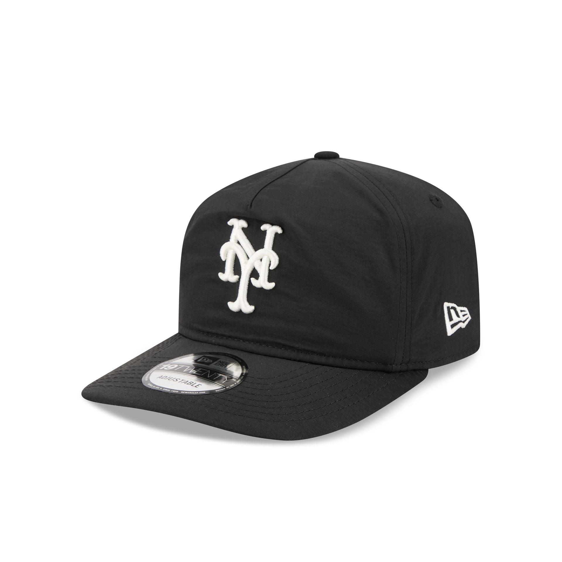 New York Mets Black Nylon 19TWENTY Adjustable Hat – New Era Cap