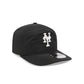 New York Mets Black Nylon 19TWENTY Adjustable Hat