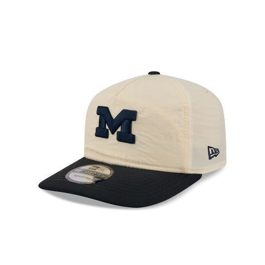 Michigan Wolverines Chrome Nylon 19TWENTY Adjustable Hat - New Era Cap