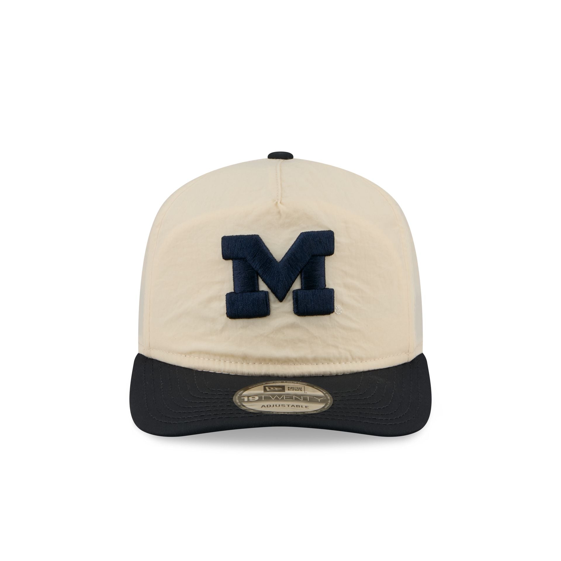 Michigan Wolverines Chrome Nylon 19TWENTY Adjustable Hat