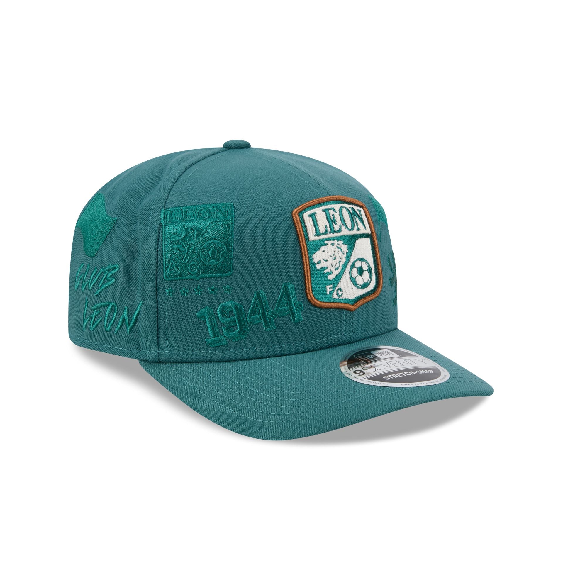 Club León All-Over 9SEVENTY Stretch-Snap Hat