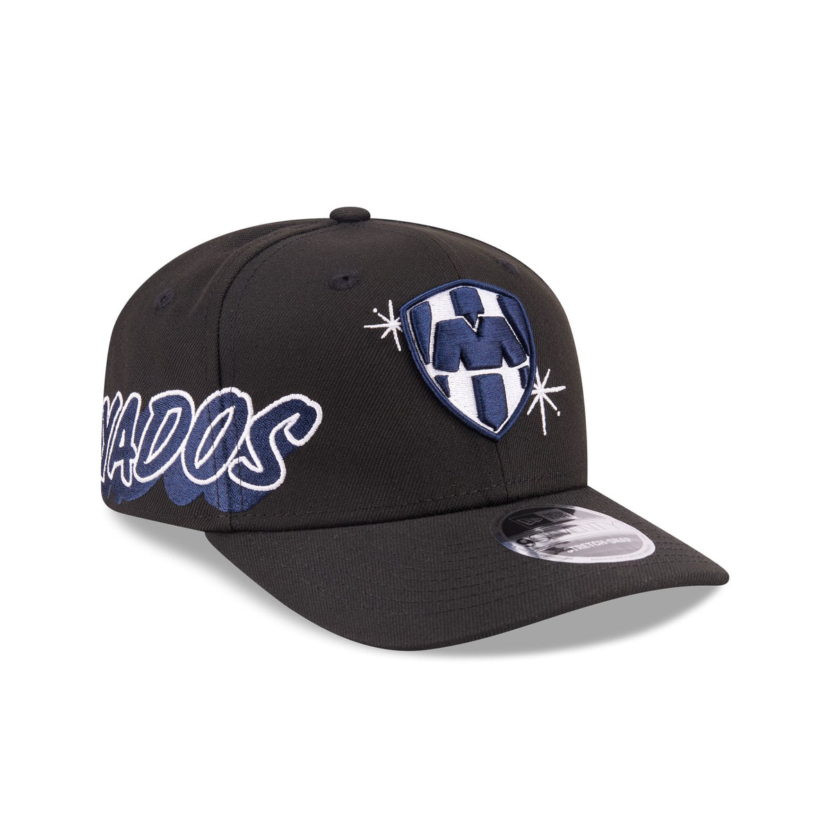 Rayados Wordmark Side 9SEVENTY Stretch-Snap Hat