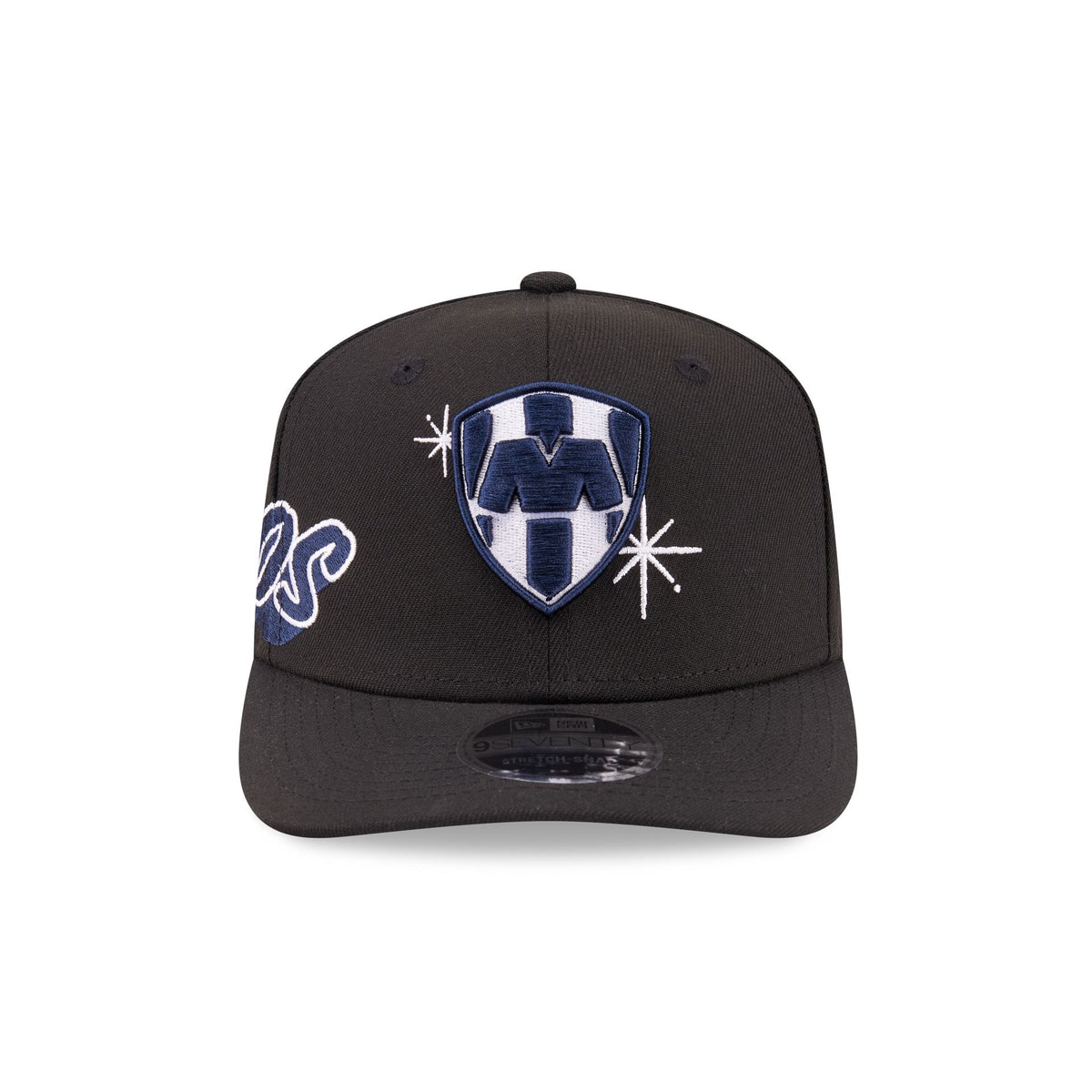 Rayados Wordmark Side 9SEVENTY Stretch-Snap Hat