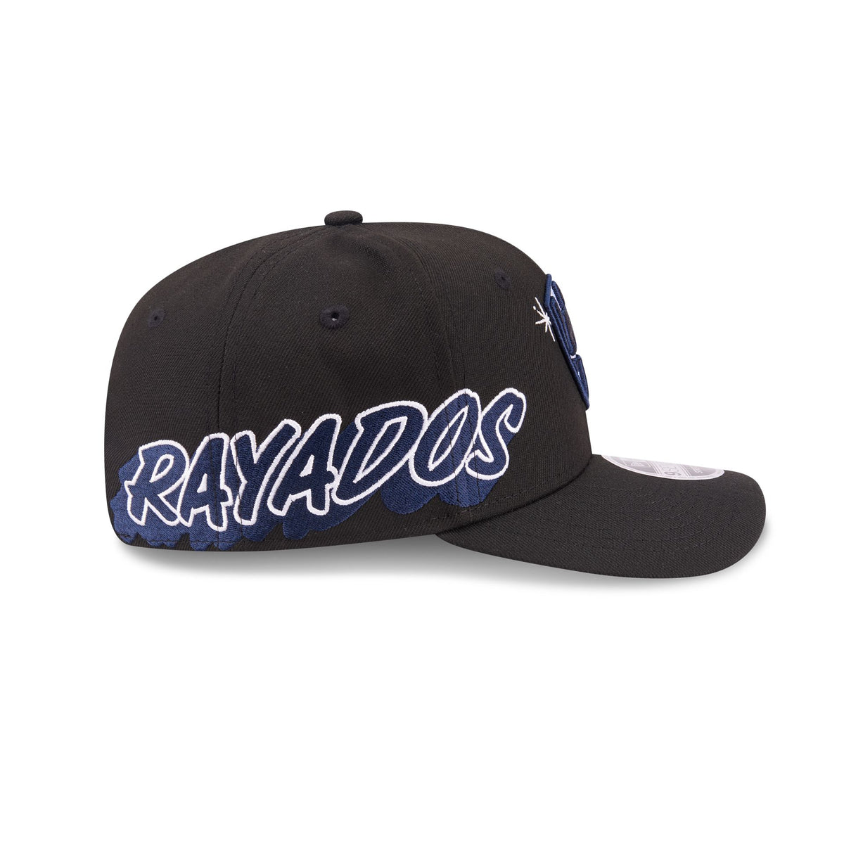 Rayados Wordmark Side 9SEVENTY Stretch-Snap Hat