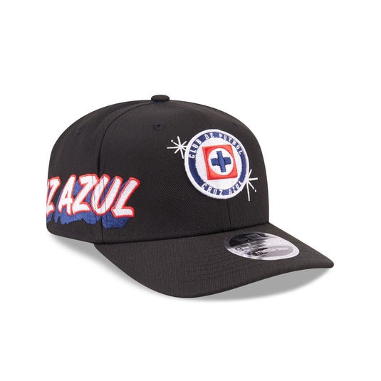 Cruz Azul Wordmark Side 9SEVENTY Stretch-Snap Hat - New Era Cap