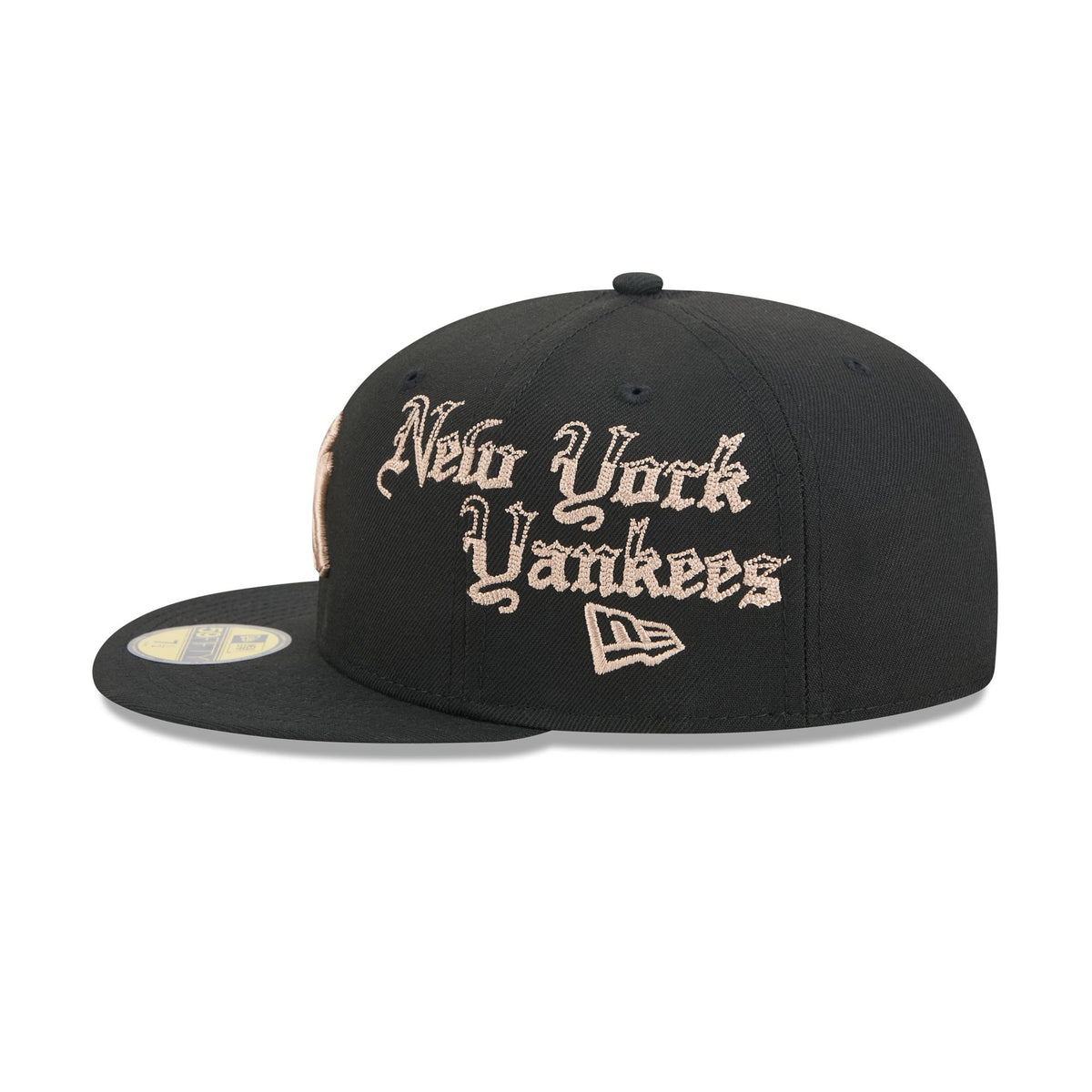 New York Yankees Gothic Lettering 59FIFTY Fitted Hat