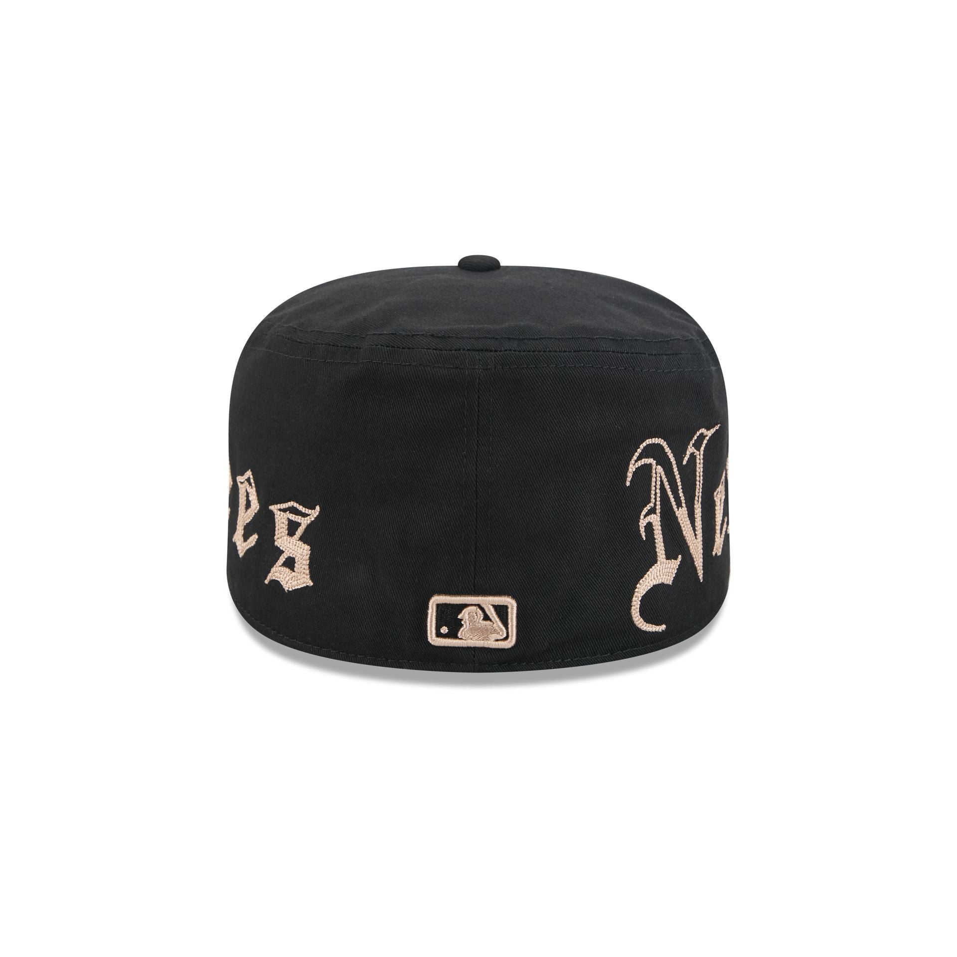 New York Yankees Gothic Lettering Pillbox Hat