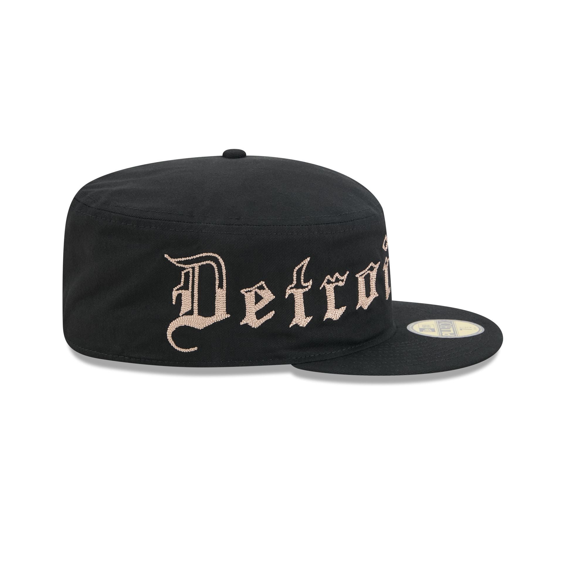 Detroit Tigers Gothic Lettering Pillbox Hat