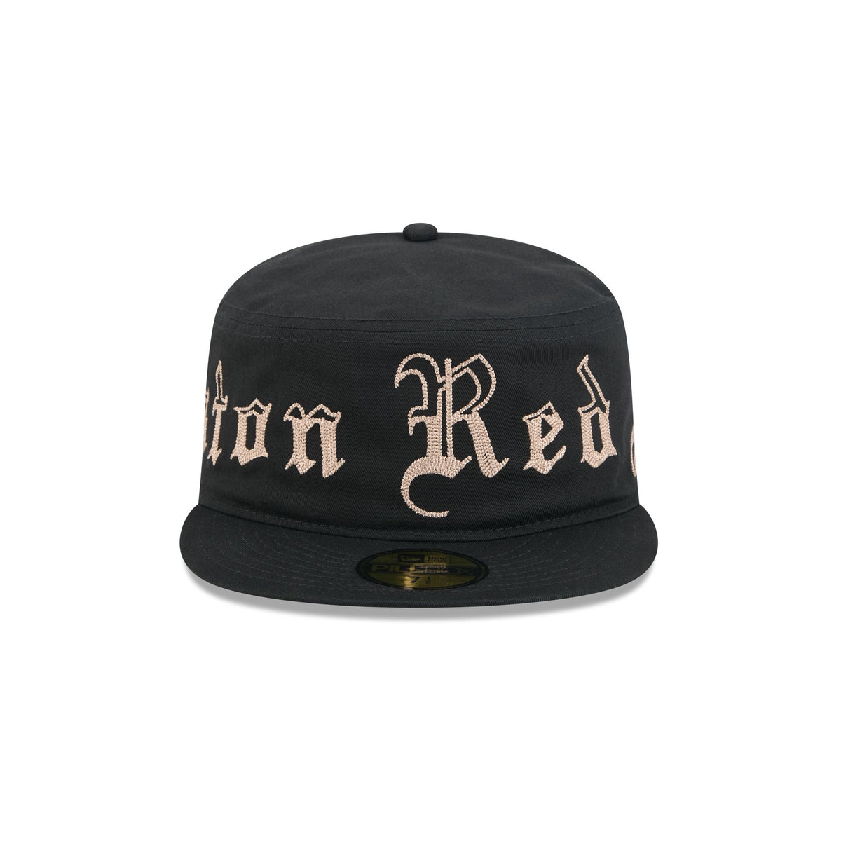 Boston Red Sox Gothic Lettering Pillbox Hat