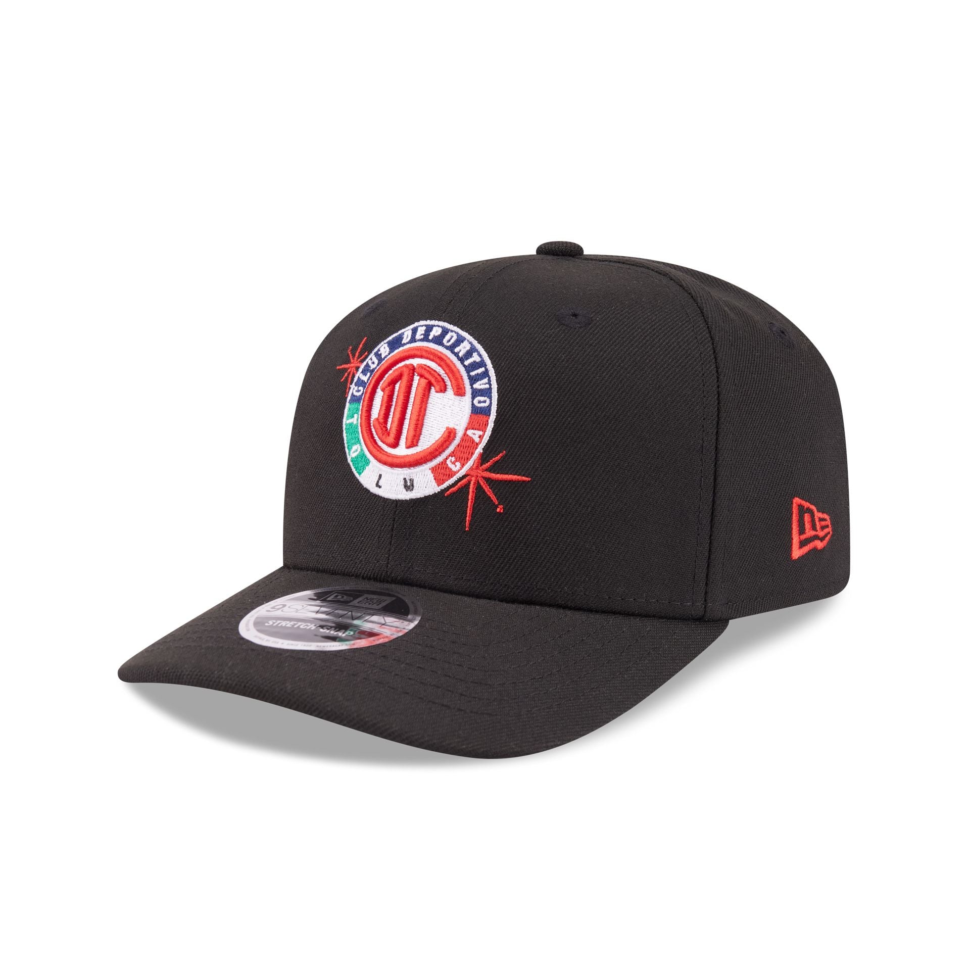 Deportivo Toluca FC Wordmark Side 9SEVENTY Stretch-Snap Hat