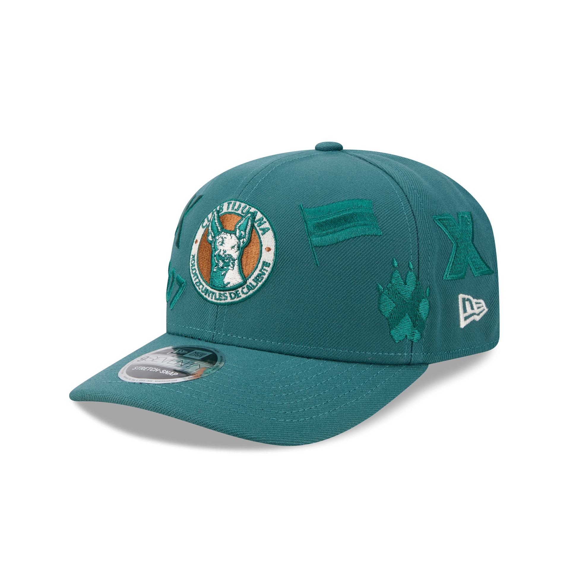 Xolos All-Over 9SEVENTY Stretch-Snap Hat