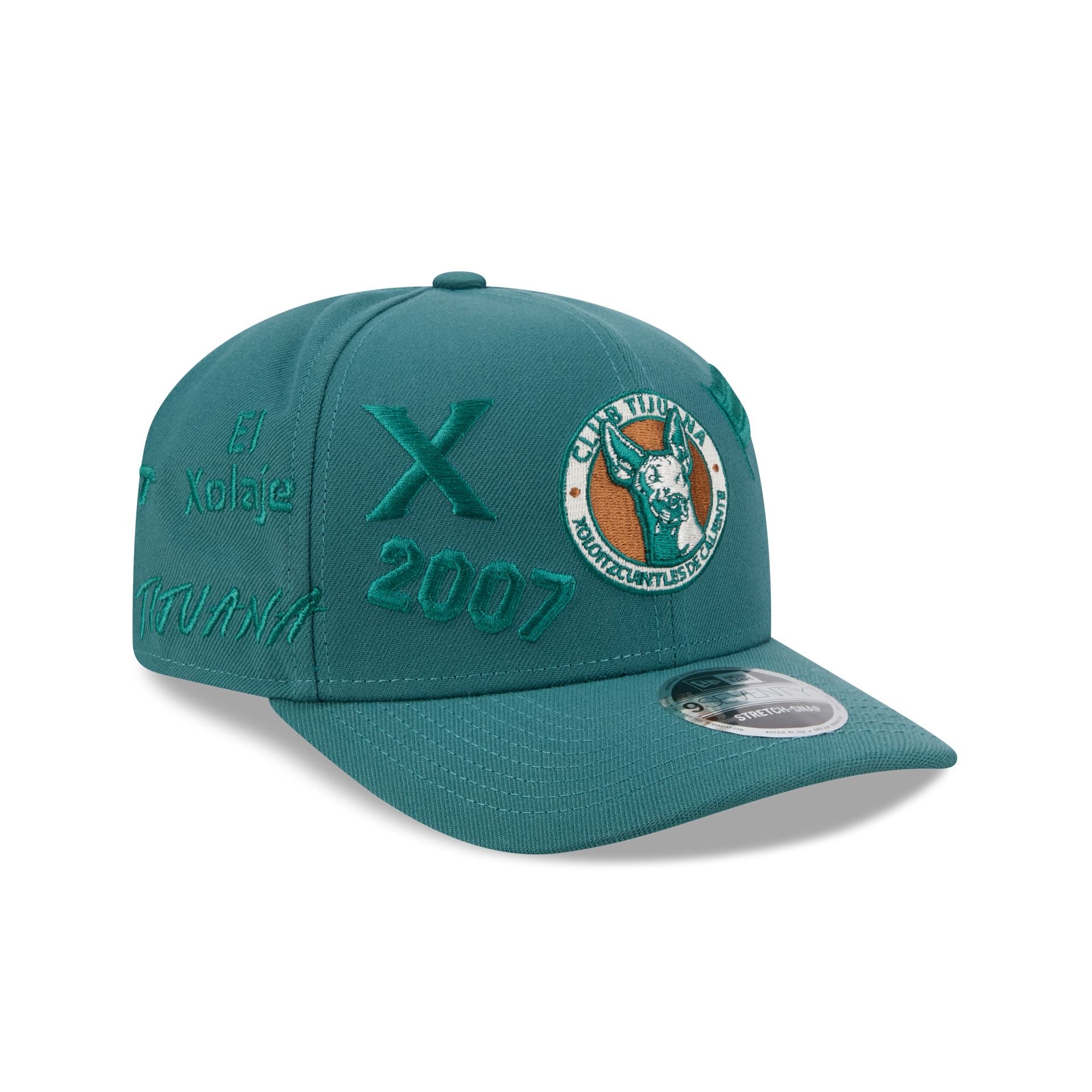 Xolos All-Over 9SEVENTY Stretch-Snap Hat