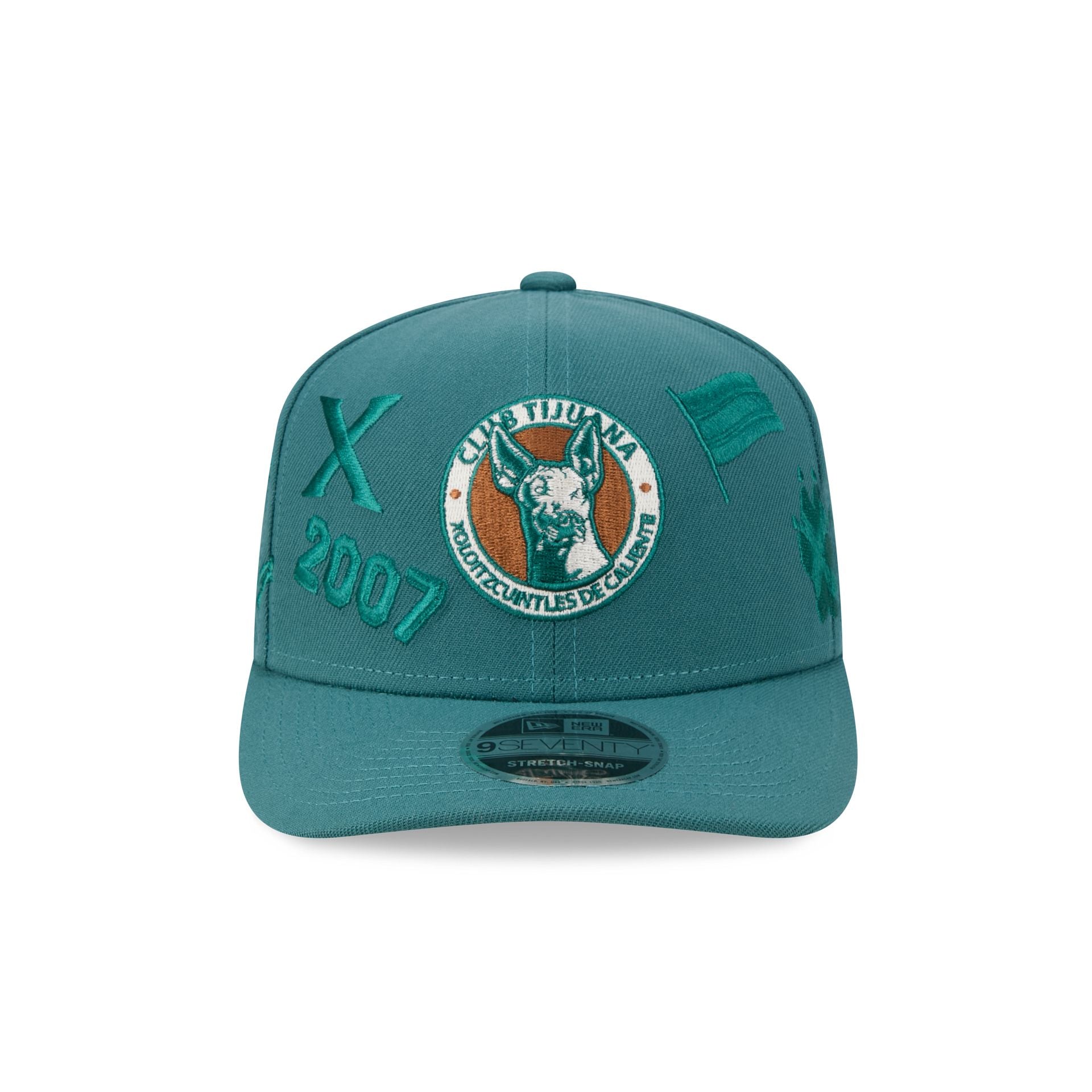 Xolos All-Over 9SEVENTY Stretch-Snap Hat
