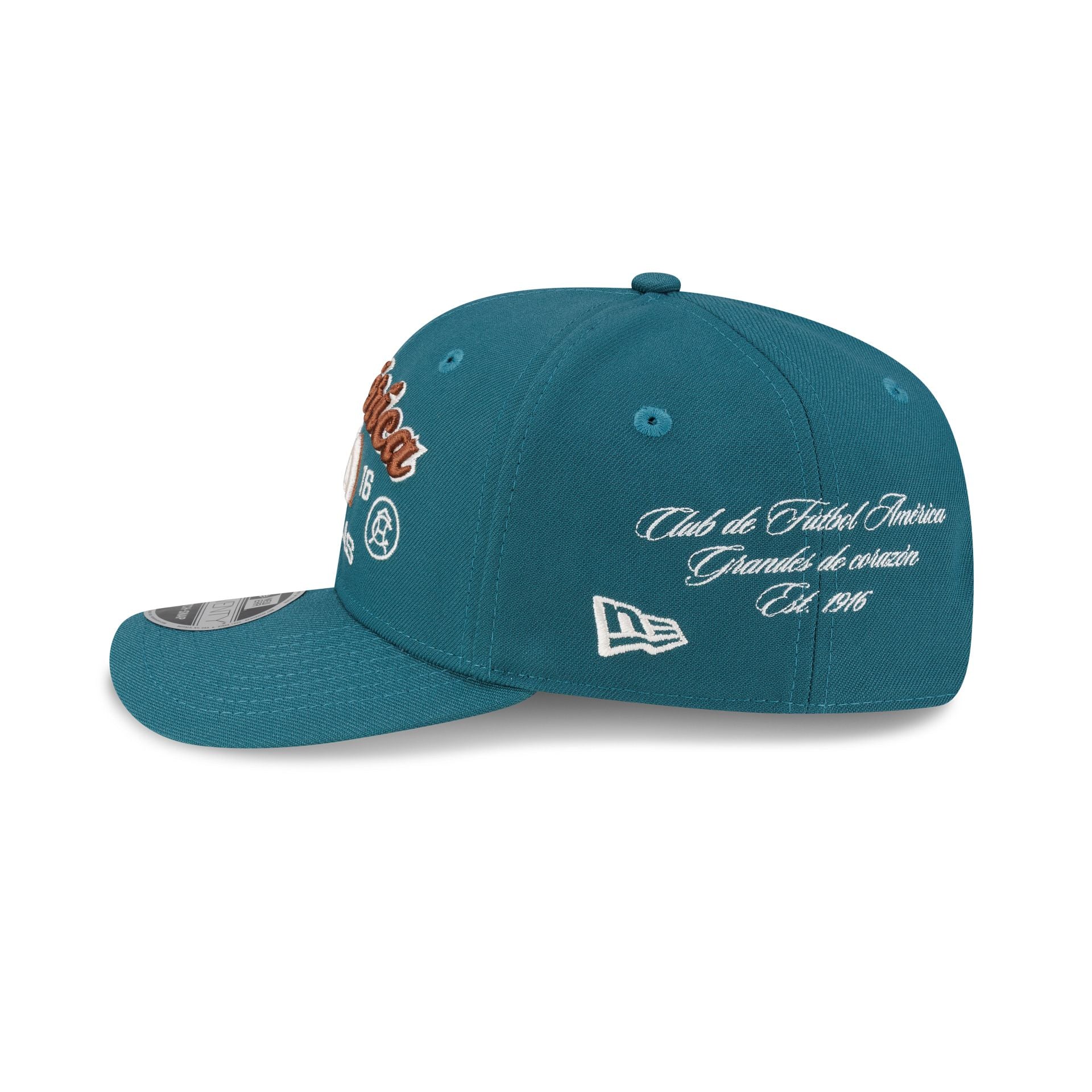 Club América Scripts Green 9SEVENTY Stretch-Snap Hat