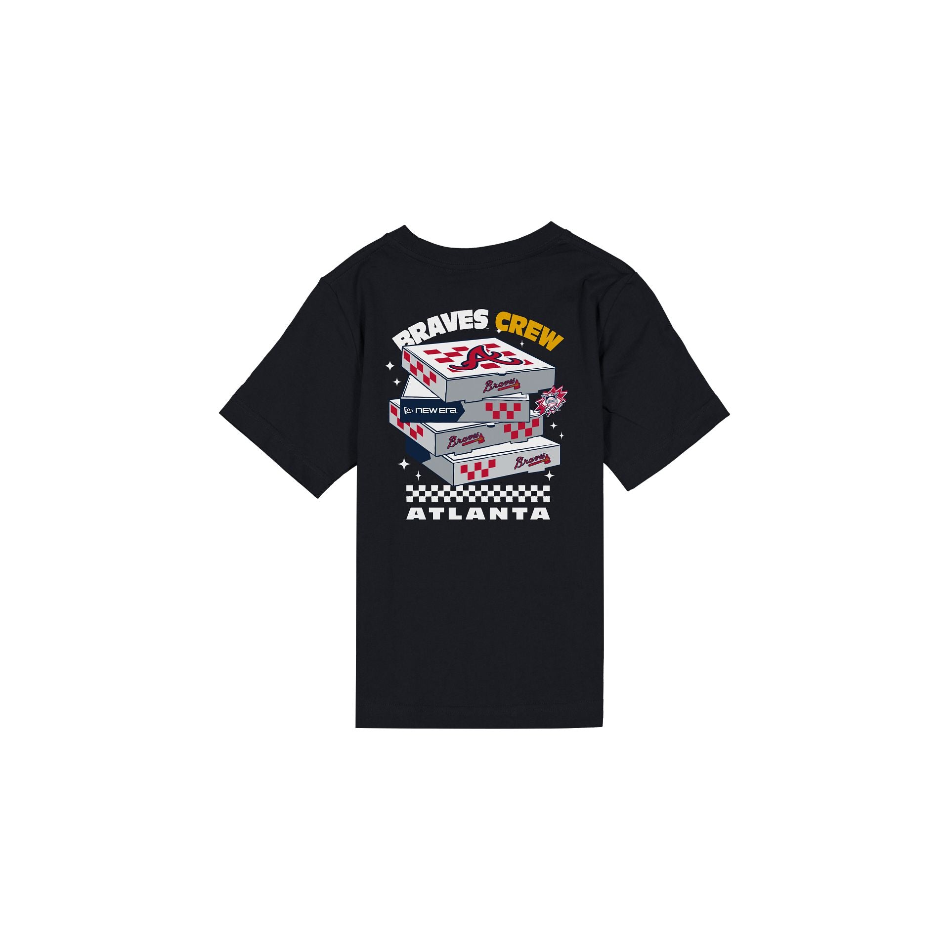 Atlanta Braves Pizza Box Boys T-Shirt