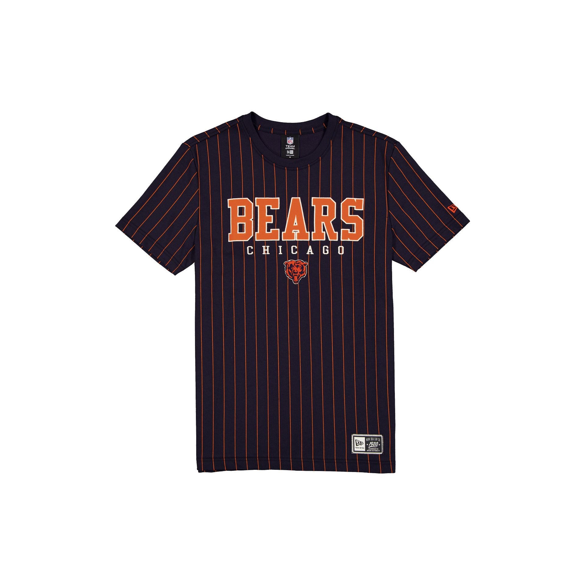 Chicago Bears Throwback Pinstripe Varsity T-Shirt