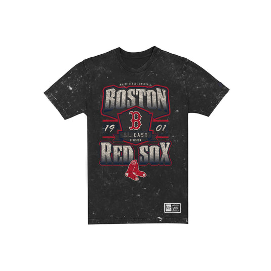Boston Red Sox Throwback Washed Graphic Black T-Shirt