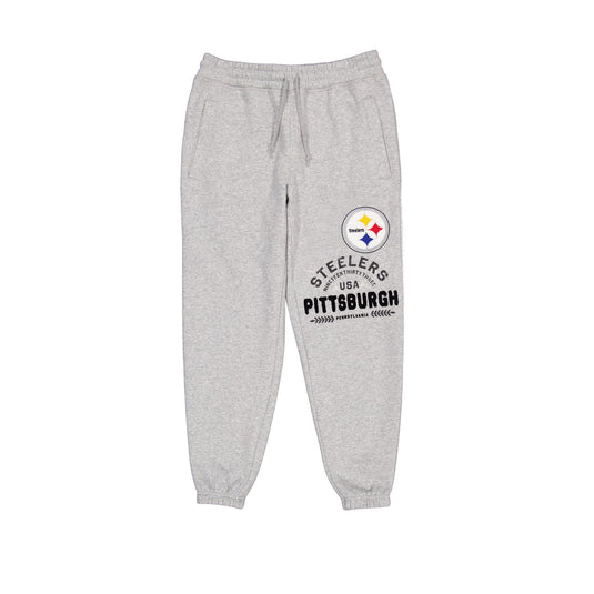 Pittsburgh Steelers Heather Gray Varsity Sweatpants