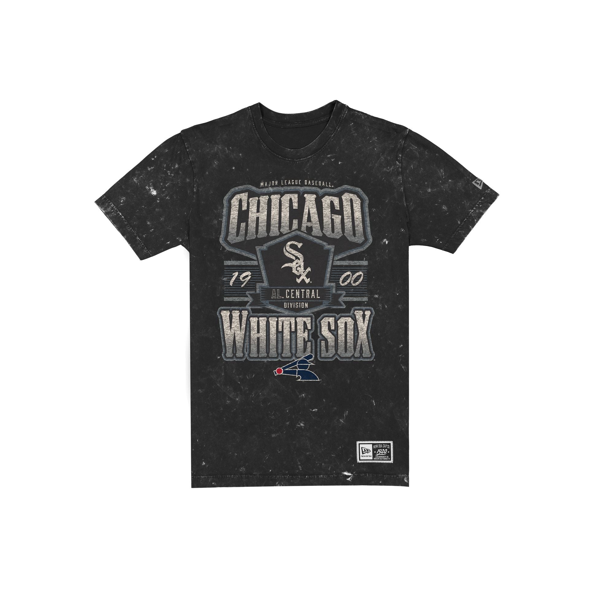 Chicago White Sox Throwback Washed Graphic Black T-Shirt