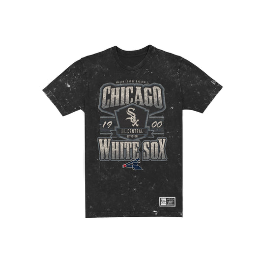Chicago White Sox Throwback Washed Graphic Black T-Shirt