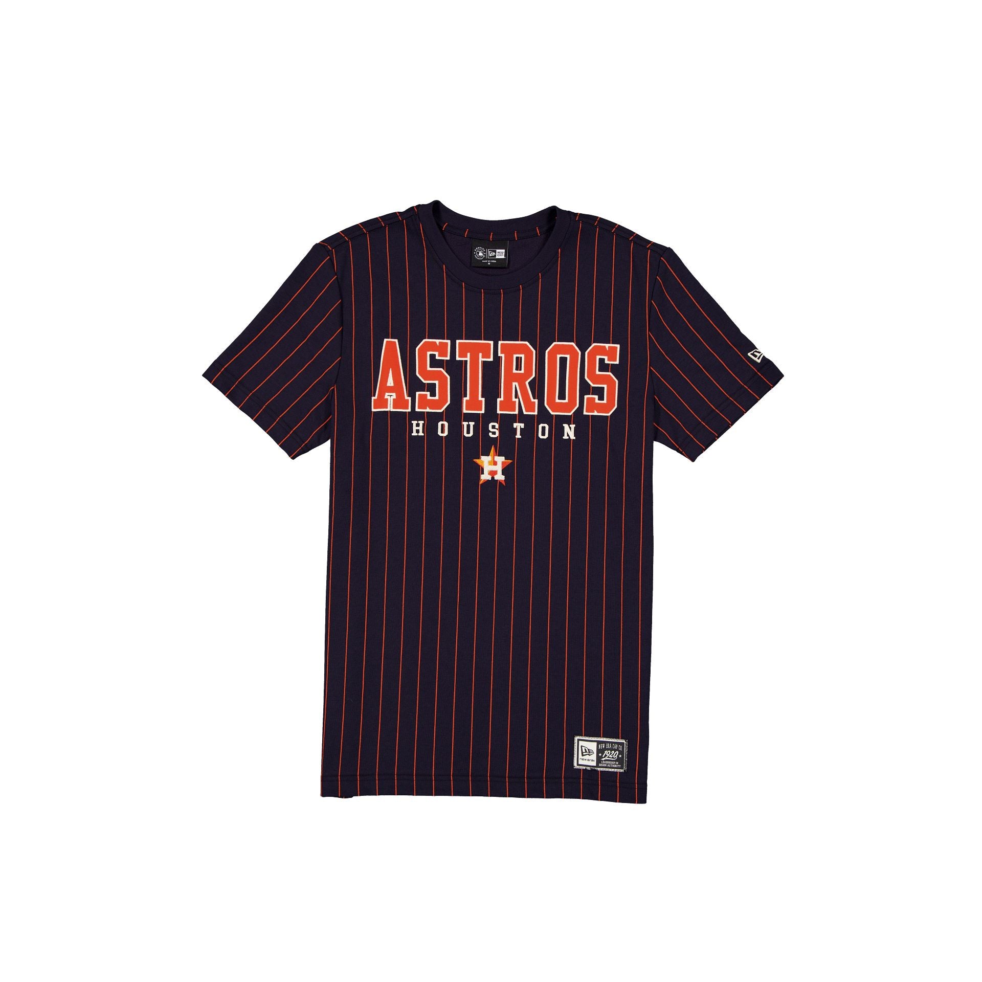 Houston Astros Throwback Pinstripe Varsity T-Shirt
