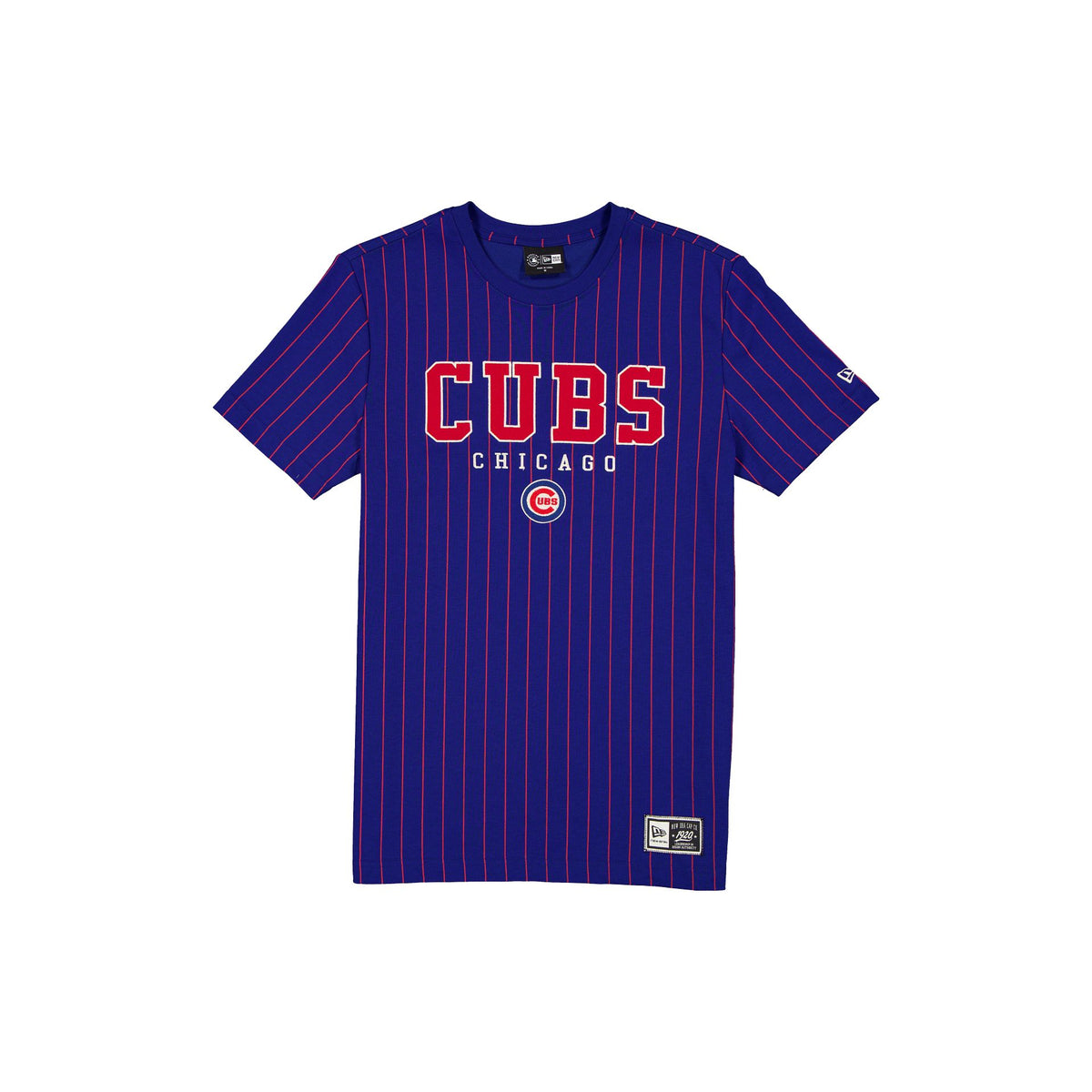 Chicago Cubs Throwback Pinstripe Varsity T-Shirt