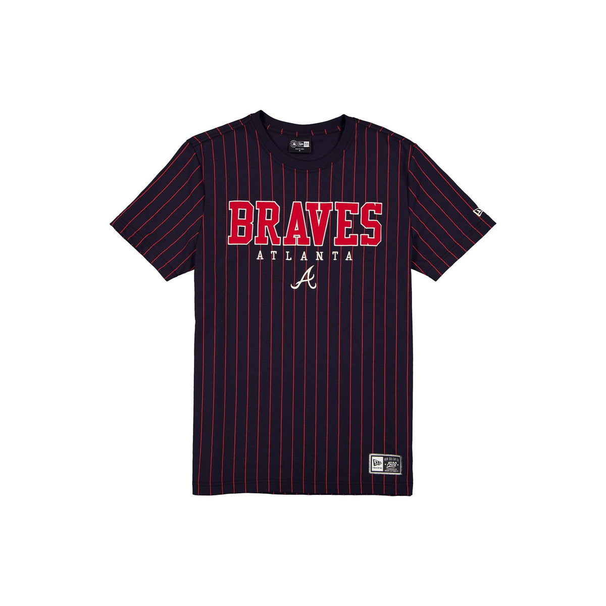 Atlanta Braves Throwback Pinstripe Varsity T-Shirt