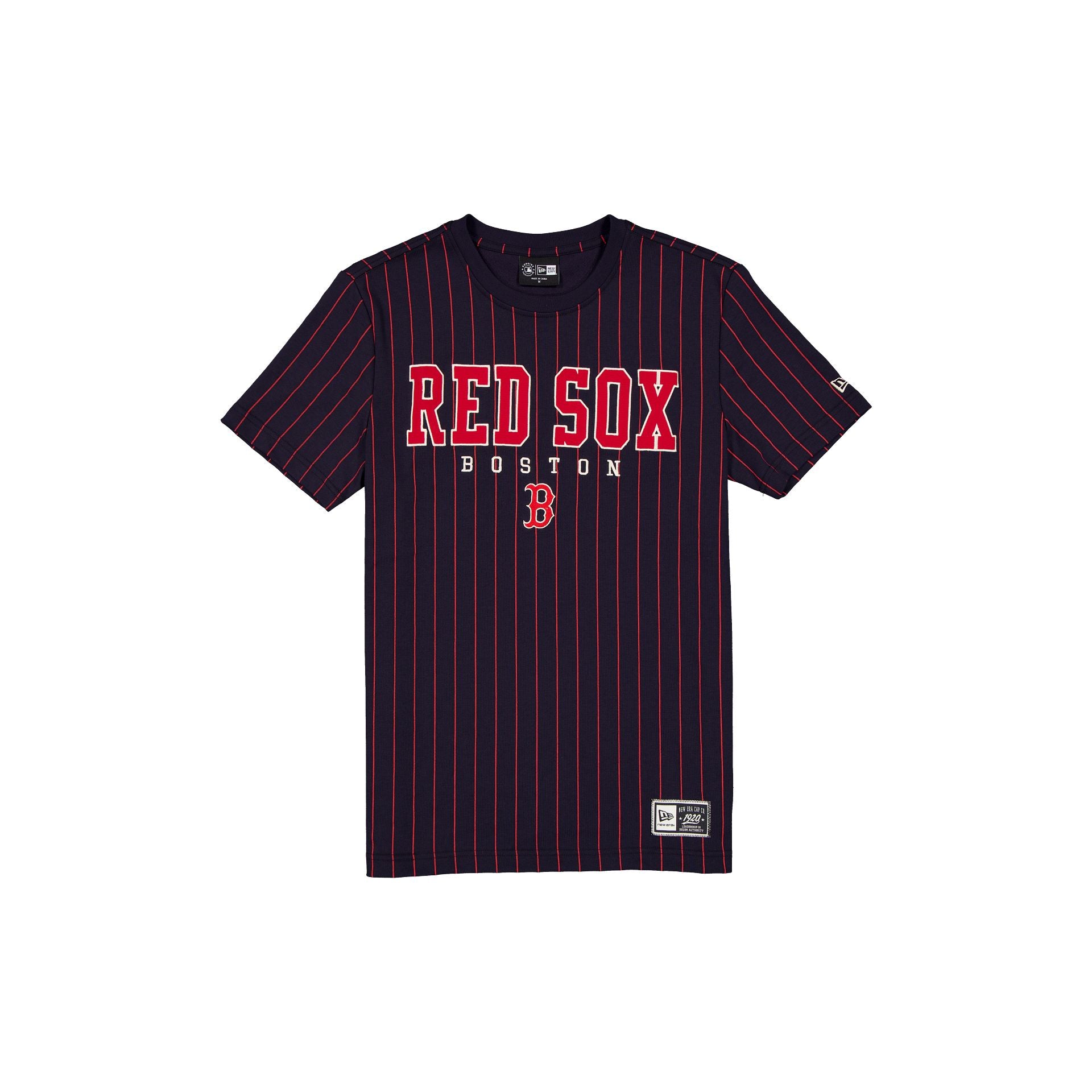 Boston Red Sox Throwback Pinstripe Varsity T-Shirt