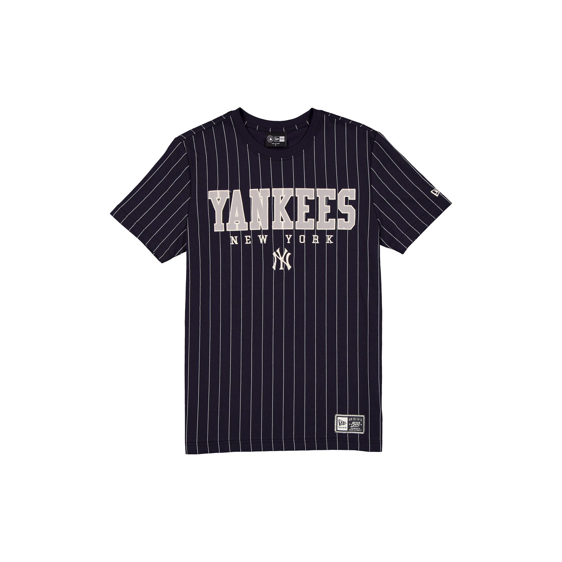 New York Yankees Throwback Pinstripe Varsity T-Shirt