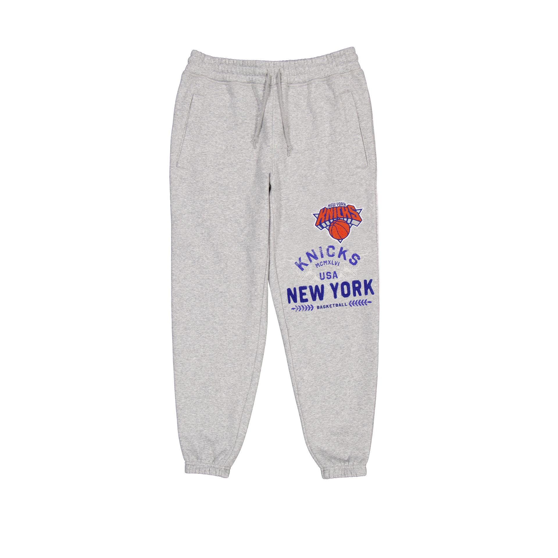 New York Knicks Heather Gray Varsity Sweatpants