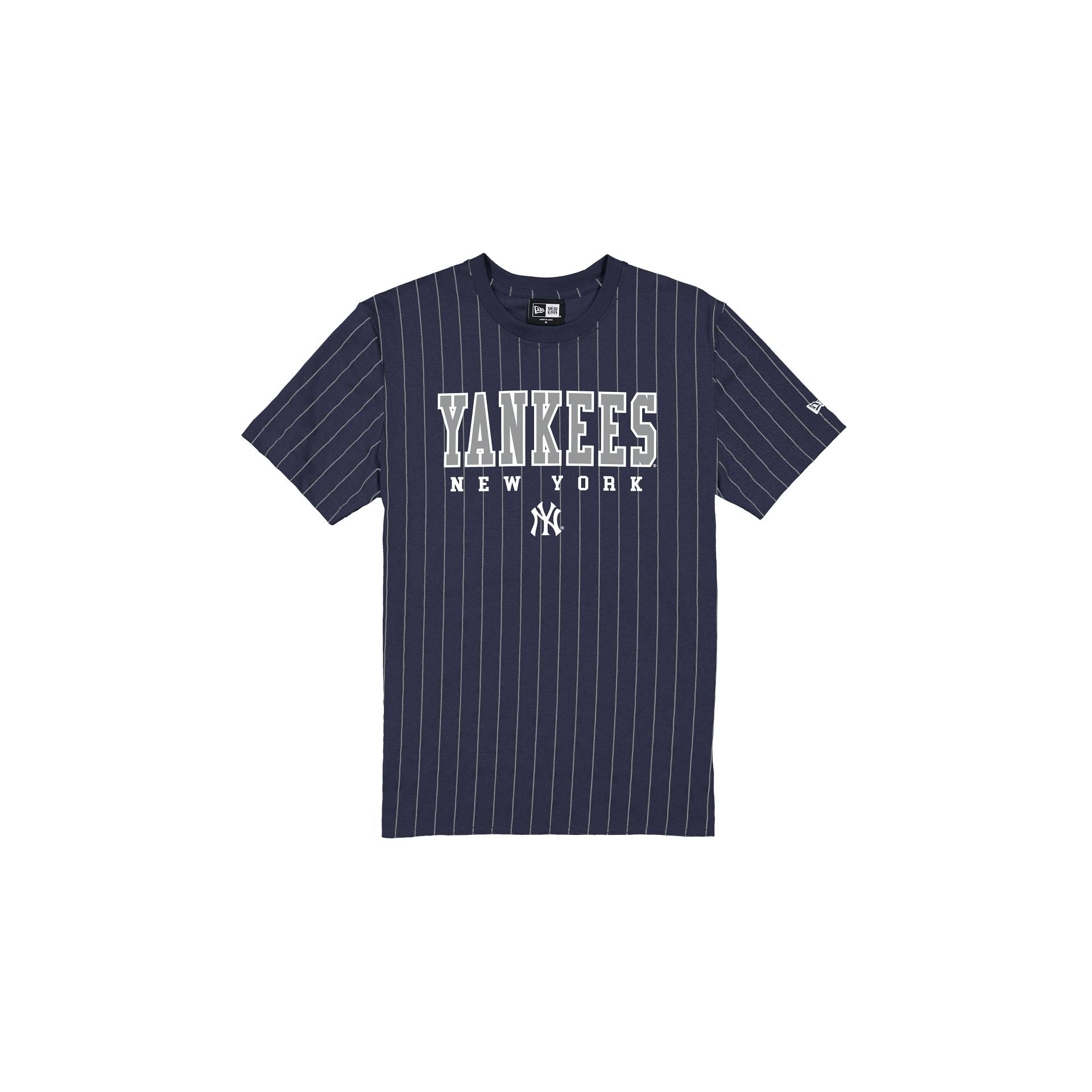 New York Yankees Boys Blue Pinstripe T-Shirt