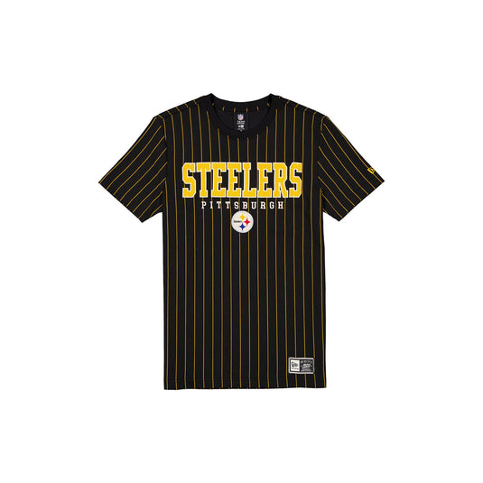 Pittsburgh Steelers Throwback Pinstripe Varsity T-Shirt