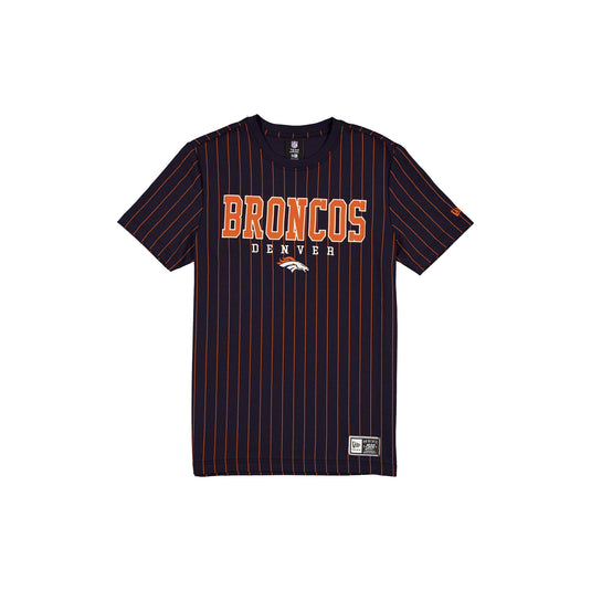 Denver Broncos Throwback Pinstripe Varsity T-Shirt