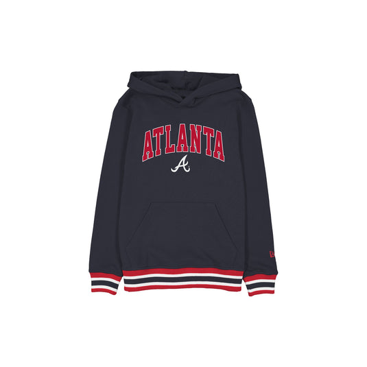 Atlanta Braves Boys Stripe Hoodie