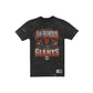 San Francisco Giants Throwback Washed Graphic Black T-Shirt