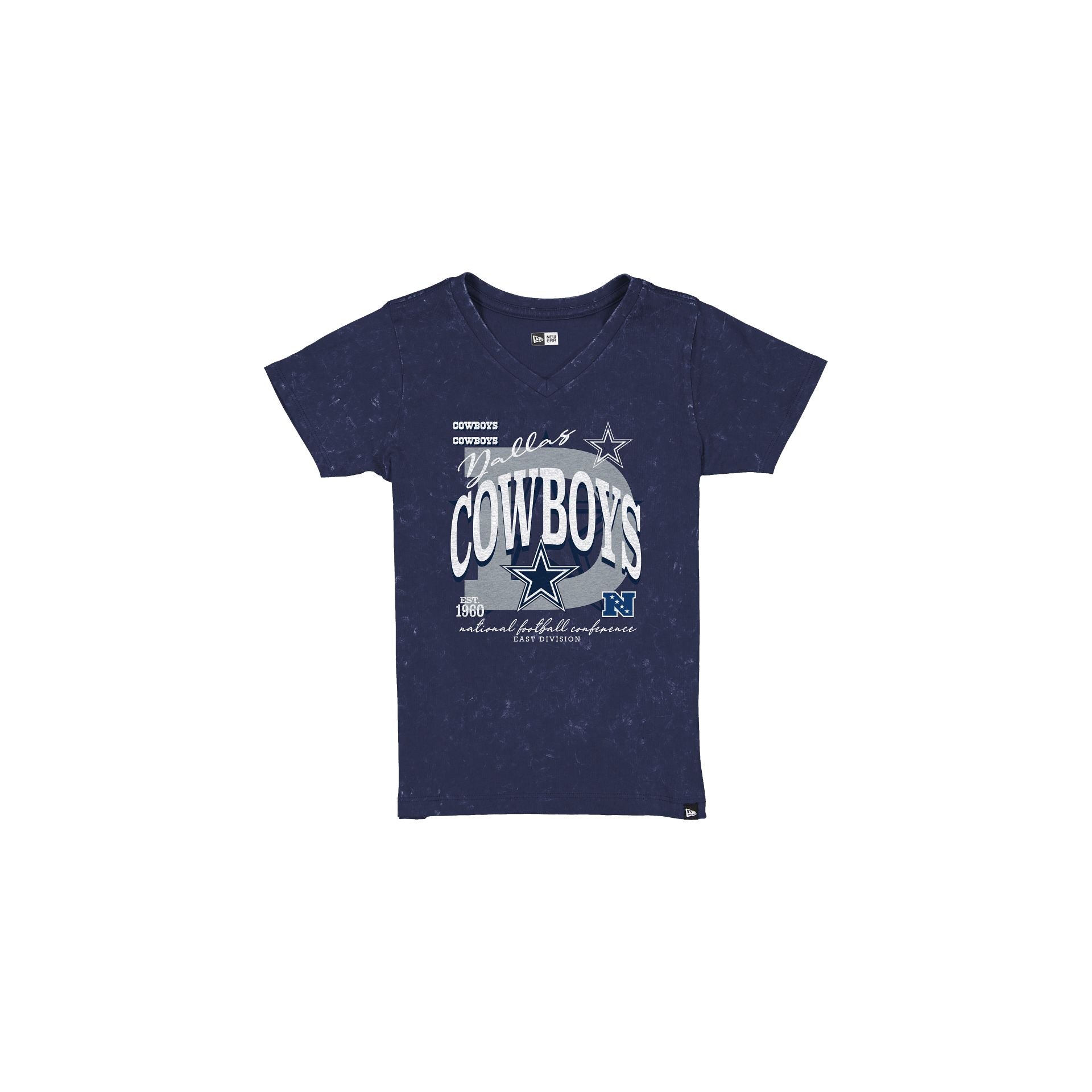 Dallas Cowboys Girls Washed T-Shirt