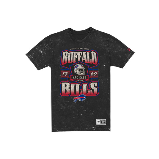 Buffalo Bills Throwback Washed Graphic Black T-Shirt