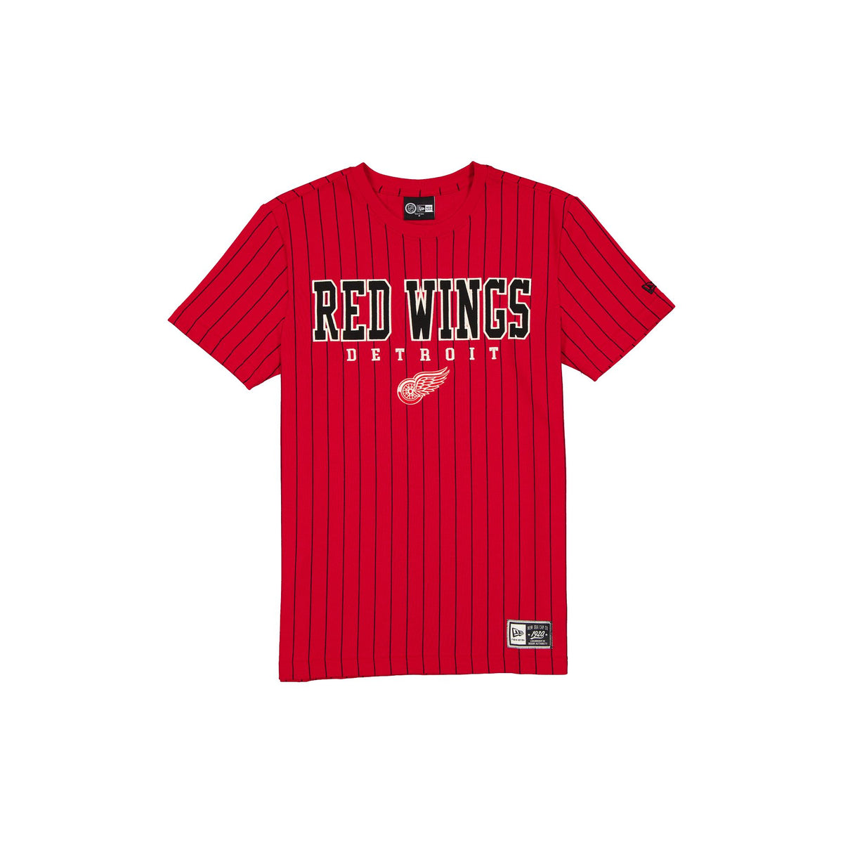Detroit Red Wings Throwback Pinstripe Varsity T-Shirt