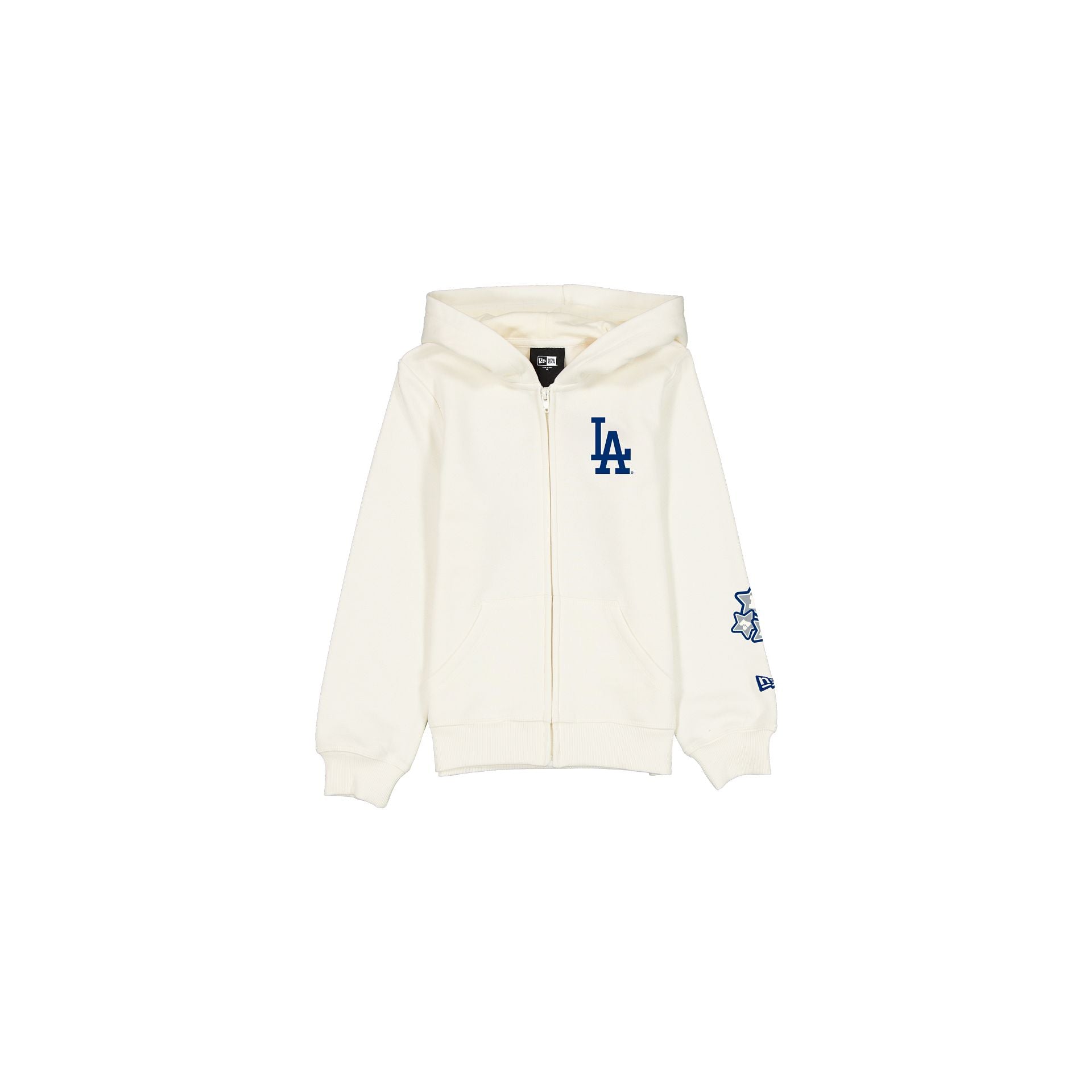 Los Angeles Dodgers Girls Chrome White Full-Zip Hoodie – New Era Cap