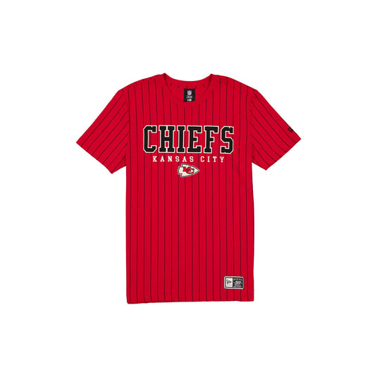 Kansas City Chiefs Throwback Pinstripe Varsity T-Shirt