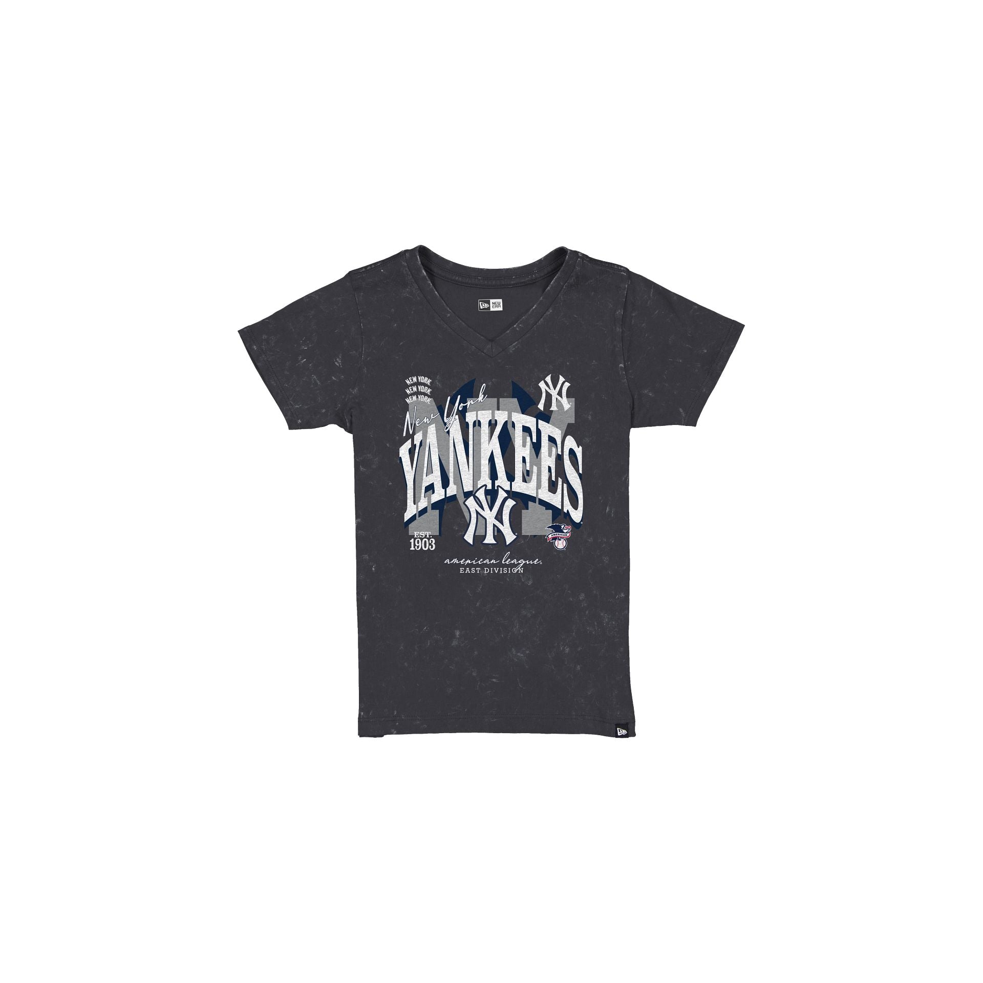 New York Yankees Girls Washed T-Shirt