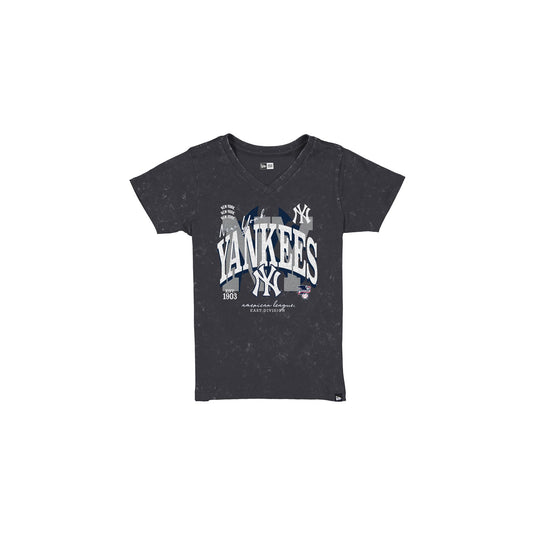 New York Yankees Girls Washed T-Shirt