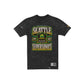 Seattle SuperSonics Throwback Washed Graphic Black T-Shirt