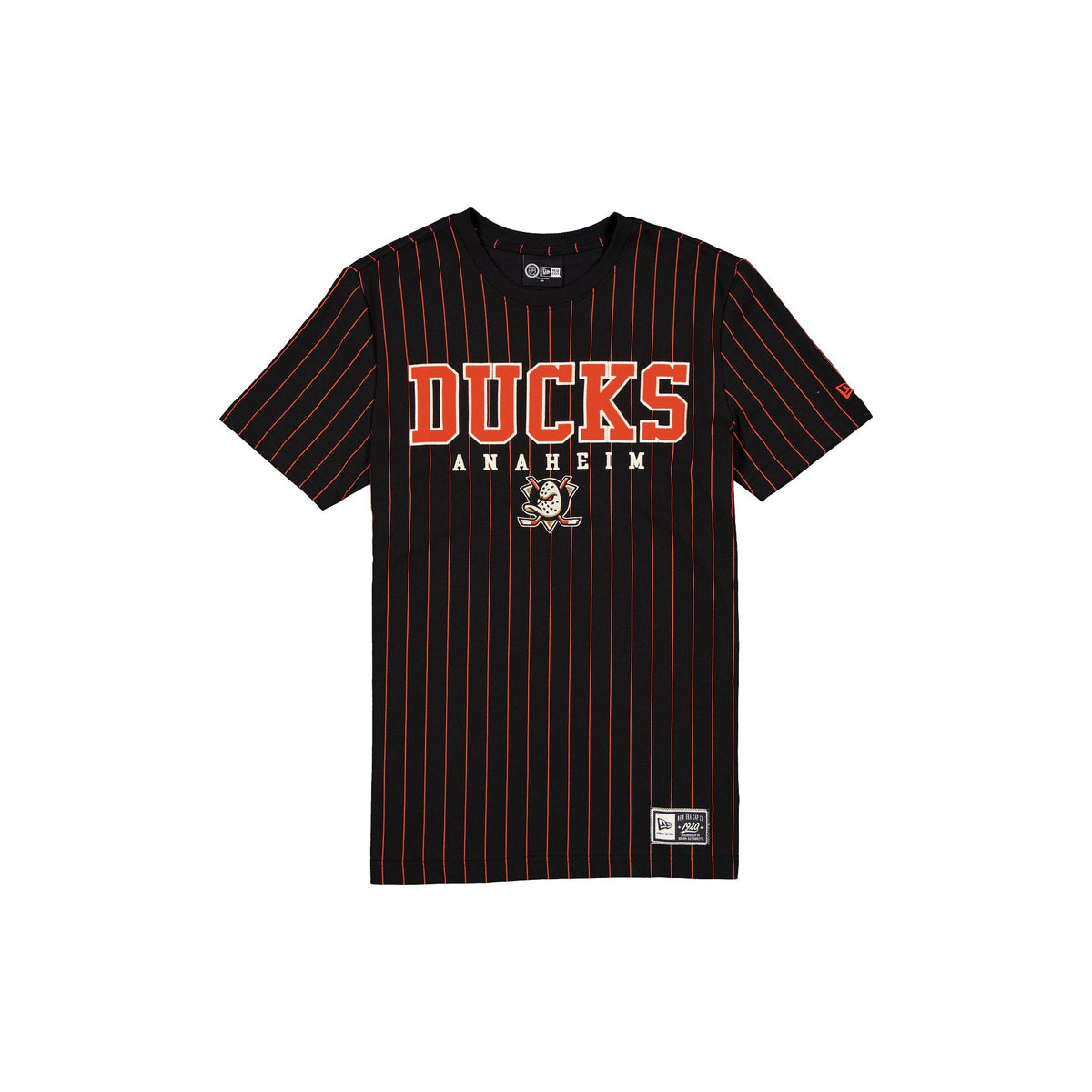 Anaheim Ducks Throwback Pinstripe Varsity T-Shirt