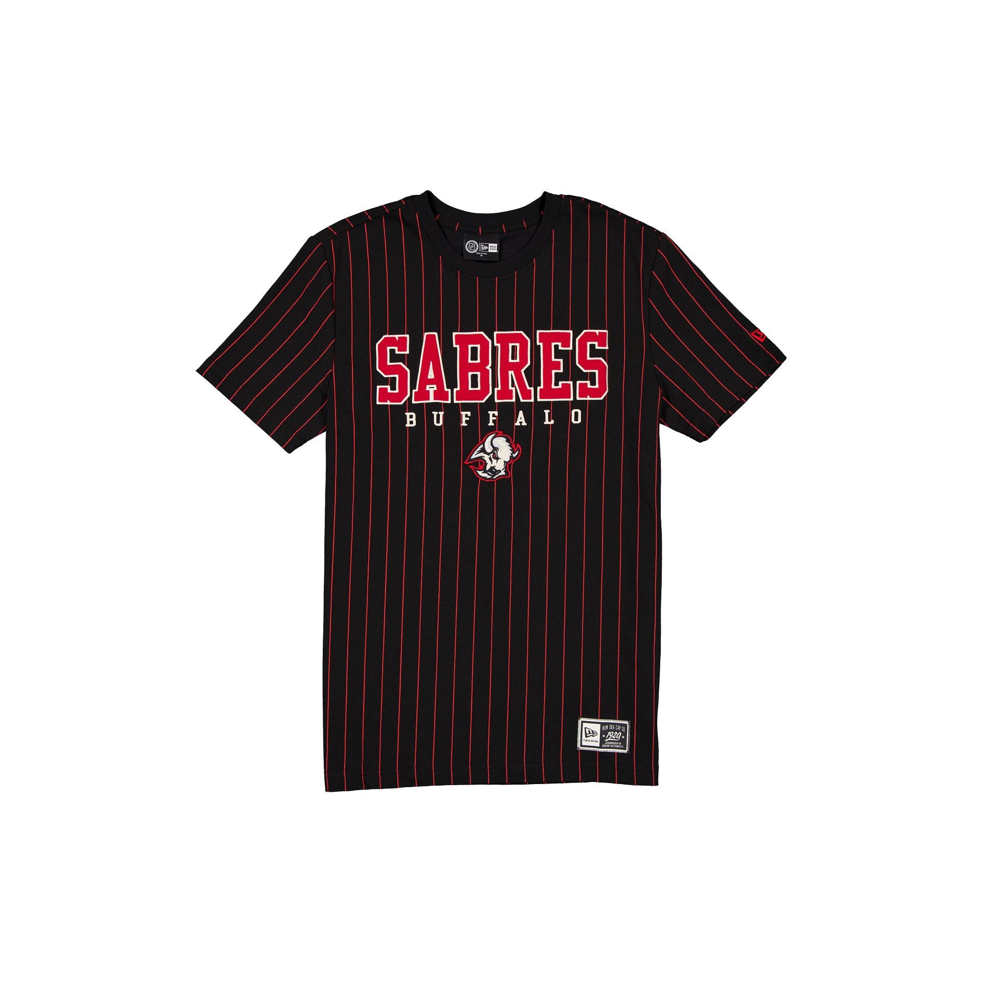 Buffalo Sabres Throwback Pinstripe Varsity T-Shirt