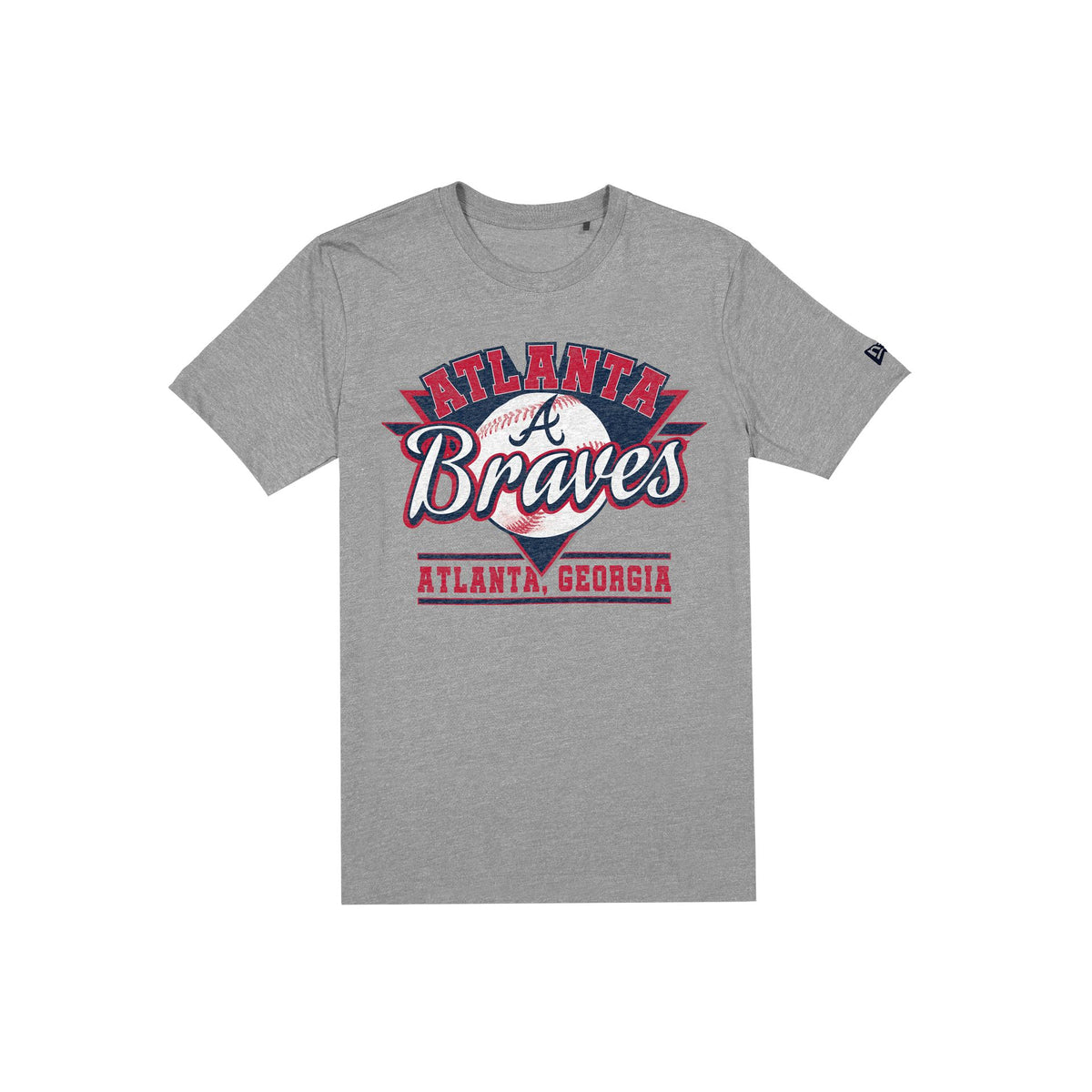 Atlanta Braves Bold Heather Gray T-Shirt