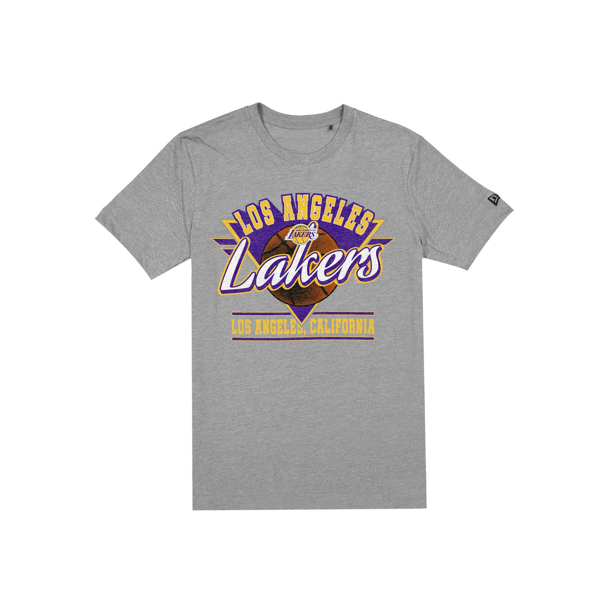 Los Angeles Lakers Bold Heather Gray T-Shirt