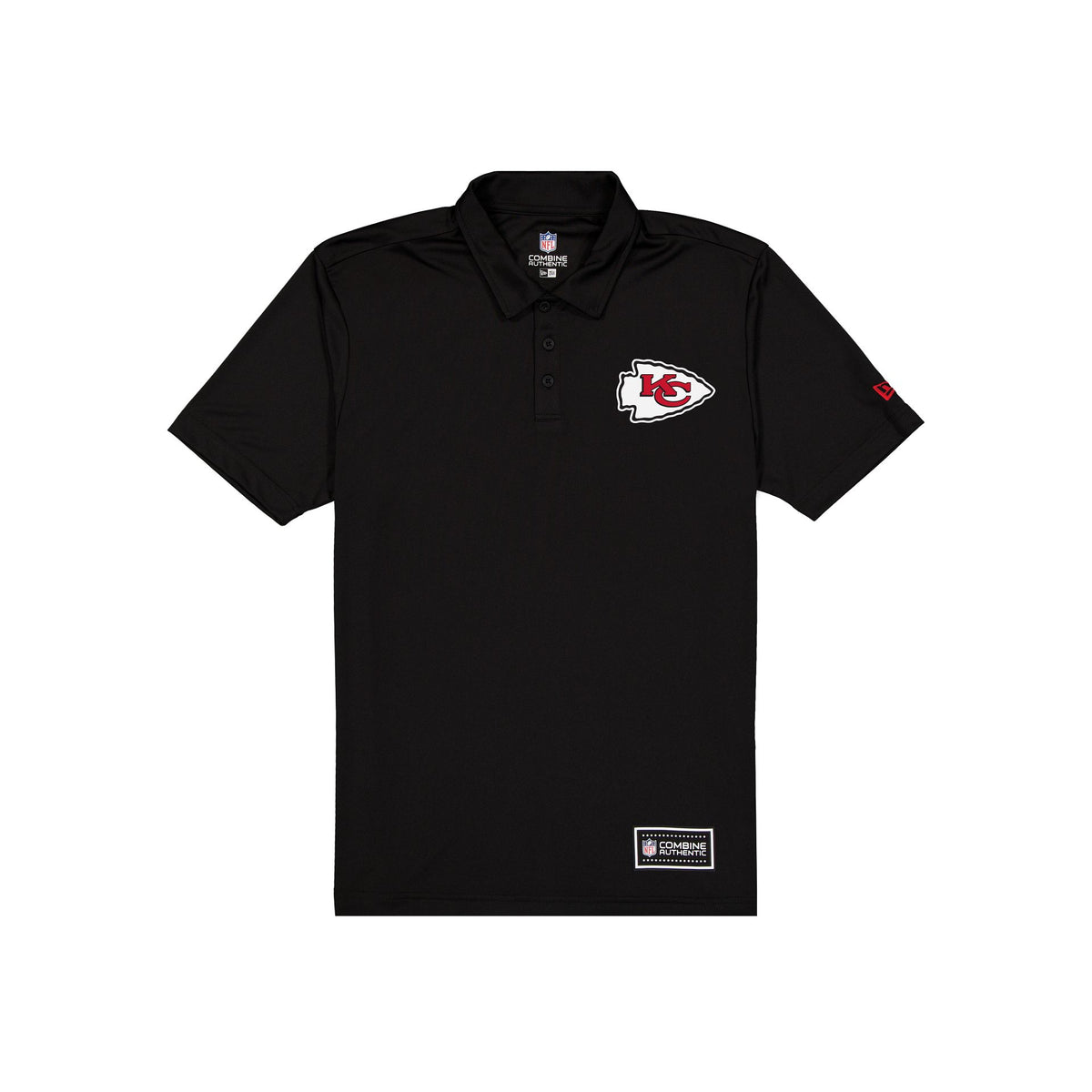 Kansas City Chiefs Black Combine Polo