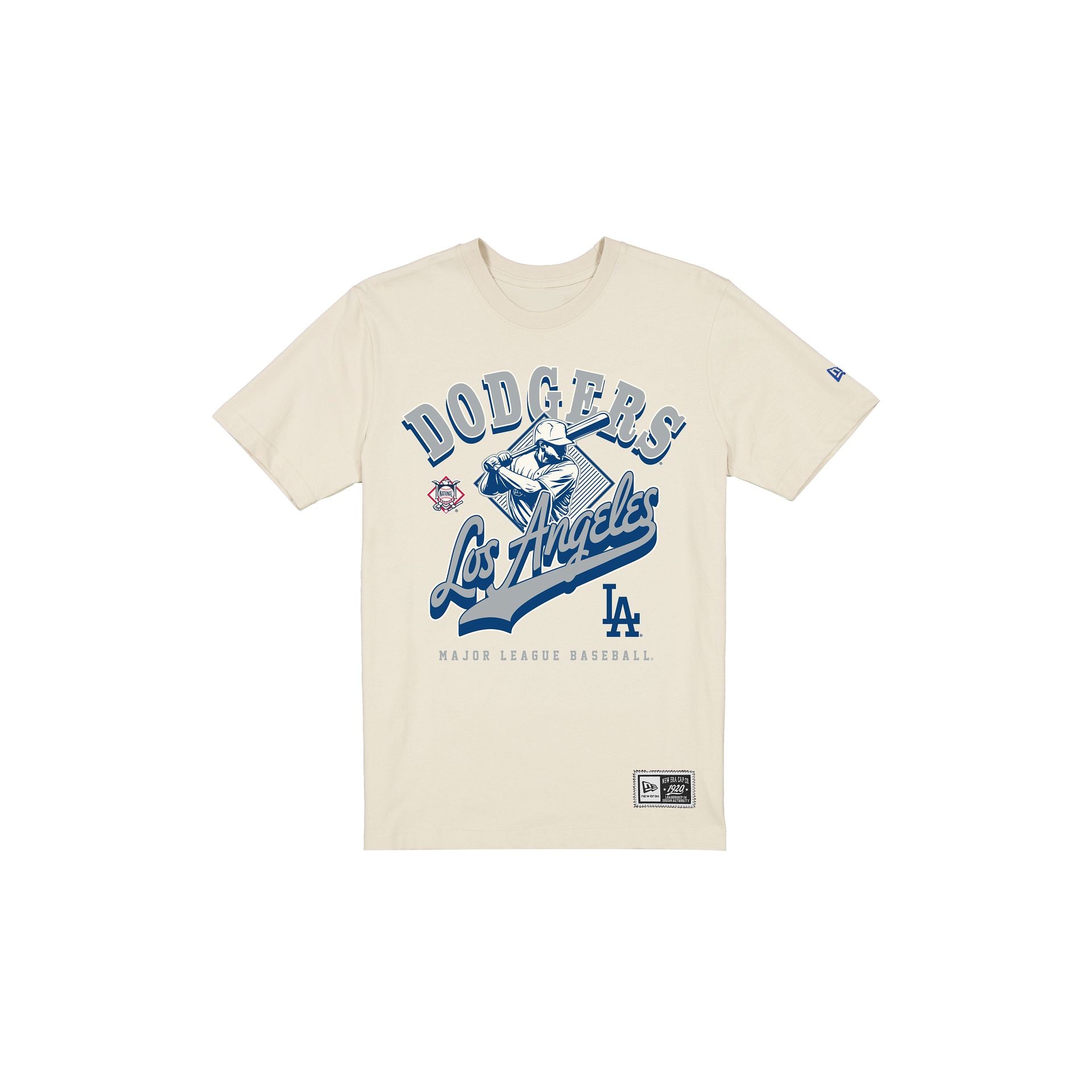 Los Angeles Dodgers Throwback Batter Chrome White T-Shirt