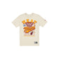 Miami Heat Throwback Net Chrome White T-Shirt